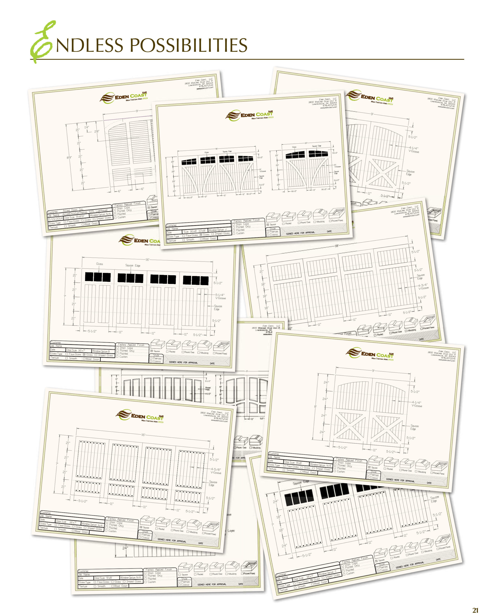 Eden Coast Collection Garage Doors for Sale in Southern Florida