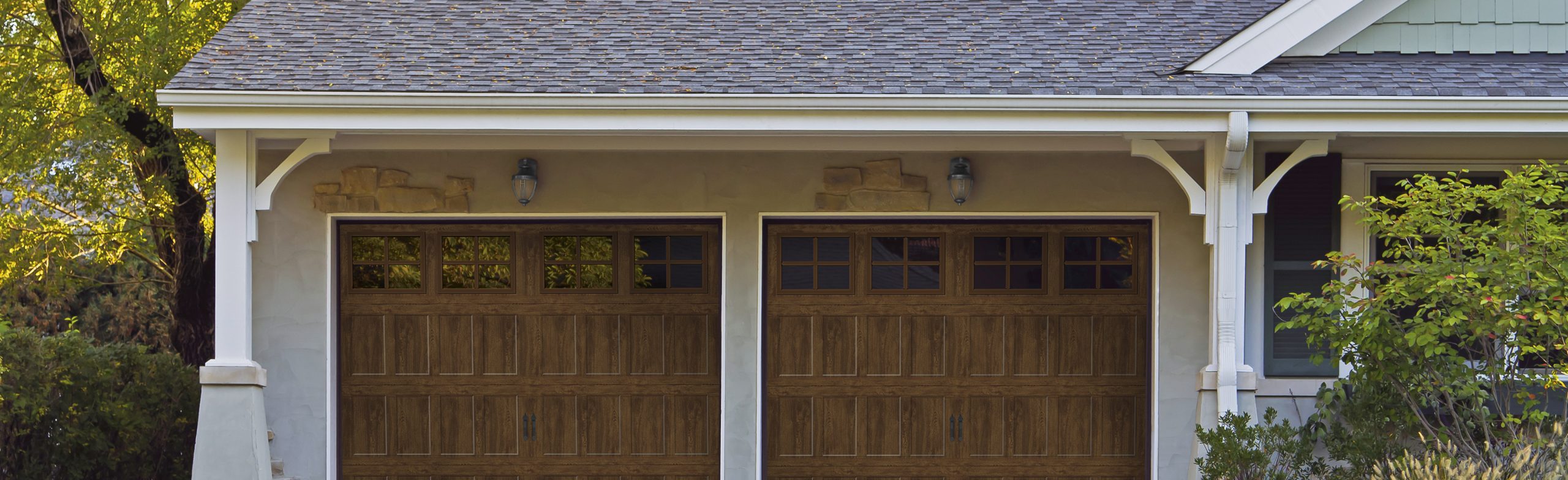 Bridgeport steel door in ultra-grain walnut