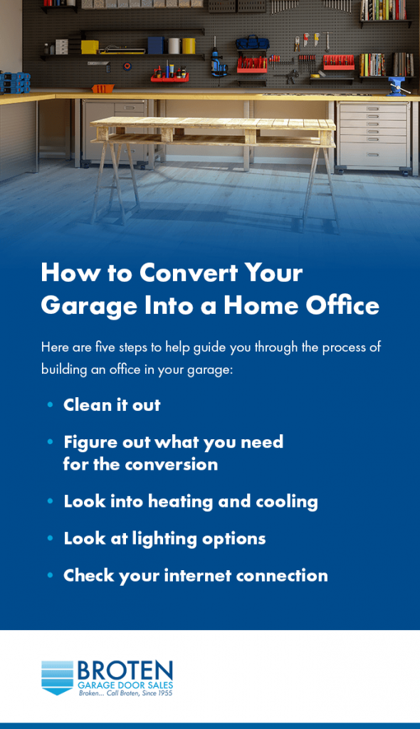 How to Convert Your Garage Into a Home Office