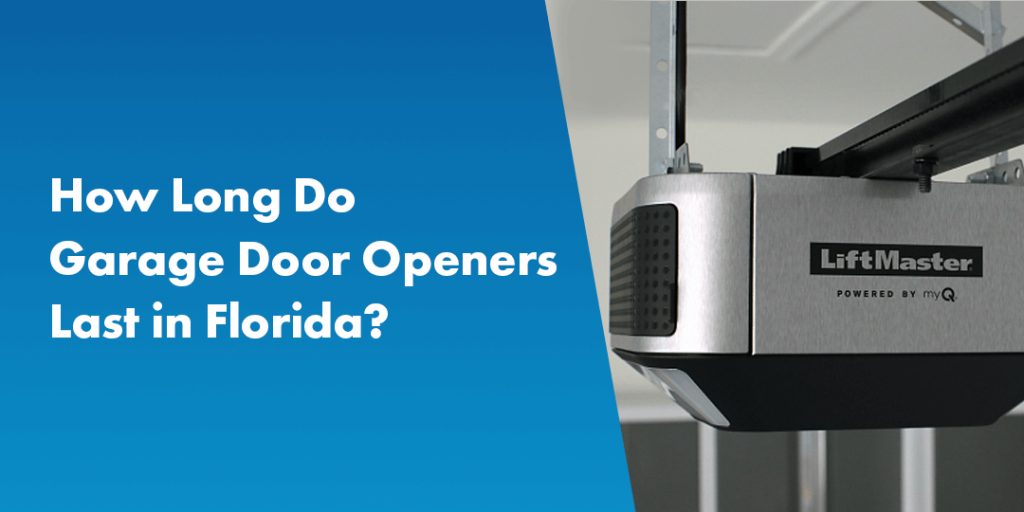 כמה זמן נמשכים פתיחת דלתות המוסך בפלורידה?